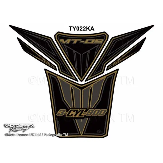 Super okazja MOTOGRAFIX TANKPAD YAMAHA MT-09 2013-2015 TY022KA